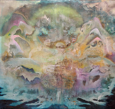 Jon Witzky, No Strange Land, 2020, Oil on Canvas (detail)