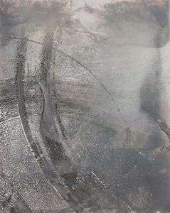 Bridget Conn, "Gesture #19," Silver gelatin photographic chemigram, 8" x 10", 2018