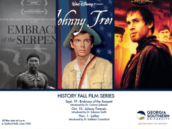 history film series flyer