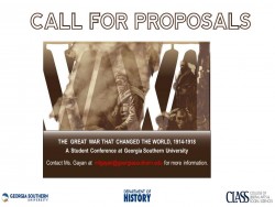 wwi conference call for proposals flyer