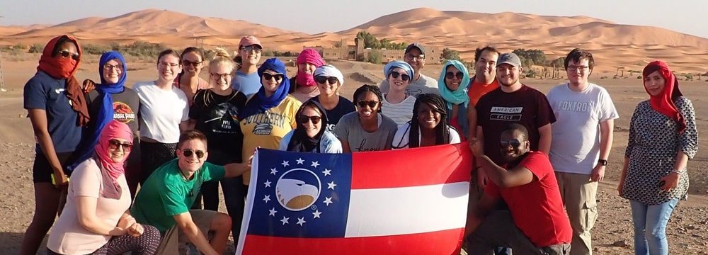 Georgia Southern study abroad arabic club program