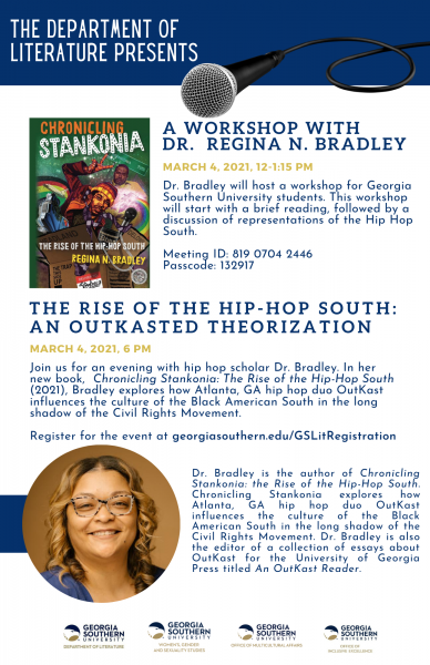 Department of Literature Presents the rise of the hip-hop south an outkasted theorization by dr. regina n. bradley