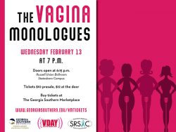 The Vagina Monologues Advertisement - Feb 13 at 7 p.m.