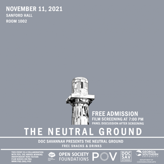 The Neutral Ground film screening Thursday, Nov. 11