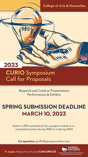 CURIO Spring submission deadline March 10