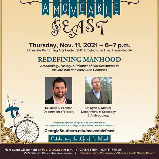 Redefining Manhood presentation Thursday, Nov. 11
