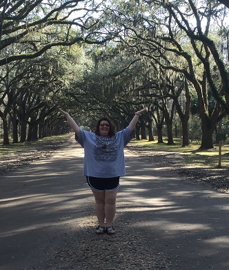 GS student Lauren Storey enjoys a fun day exploring at the Wormsloe State Historic Site